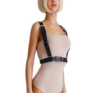 Harnais en cuir PU sexy, lingerie, bas de contention BDSM, jarretière, ceinture fétichiste, ceinture érotique pour rave, vêtements gothiques, accessoires pour jouets sexuels - Product Image 3