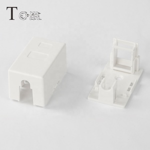 TOM-SB-06-1P 1 port UTP <span class=keywords><strong>communication</strong></span> télécom réseau boîte extérieure pour keystone jack keystone jack boite etanche - Product Image 2