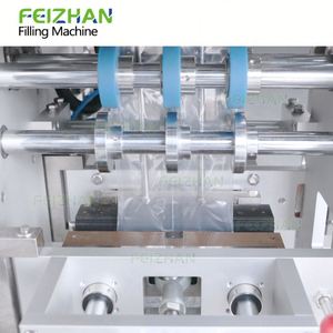 Máquina automática de envasado y llenado de pasta Servo bolsita de vinagreta de crema de ensalada de 2 carriles, 2 carriles - Product Image 3