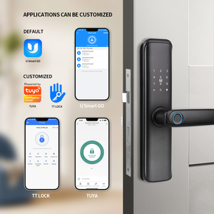 Cerradura de puerta biométrica sin llave con huella dactilar OYO, Cerradura Inteligente con WiFi Tuya, cerradura inteligente de aleación de aluminio para apartamento en casa - Product Image 4