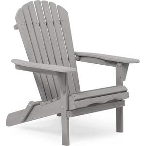 Chaises pliantes DB Adirondack en bois de cèdre massif, meubles de jardin, de patio et d'extérieur, design à pieds coniques inclinables - Product Image 3
