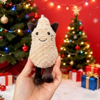 Porte-clés gnome de Noël en peluche mignon, animal en peluche doux, cadeau pour la décoration des fêtes et breloque de sac