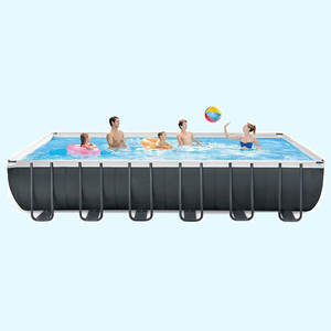 <span class=keywords><strong>Piscine</strong></span> hors sol durable Waimar <span class=keywords><strong>Piscine</strong></span> ronde rectangulaire à cadre métallique - Product Image 1