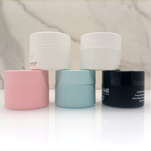 Tarro de vidrio blanco de boca ancha de 3.5g resistente a niños, de calidad premium, para cosméticos, envase de vidrio de 2 oz, venta al por mayor - Product Image 1
