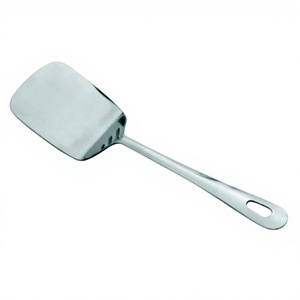 Utensilios de cocina resistentes al calor Turner de acero inoxidable con herramienta de cocina duradera de silicona y accesorios - Product Image 1