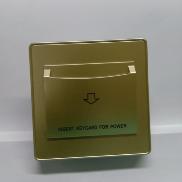 High Quality Hotel Energy Saving RFID Power Switch with Memory Card Insert Lock for Room Use