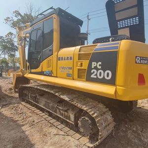 รถขุดขนาดเล็ก Komatsu PC200 8N1 มือสองคุณภาพสูง พร้อมปั๊มและชิ้นส่วนหลักอื่นๆ ขายดี เครื่องขุดดิน - Product Image 2