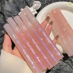 Vegan Private Label Transparent Multi Bright Shades Lip gloss Mode Pflegende Glasur Glossy Jelly Lip gloss