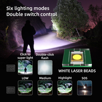 Lampe de poche ultra lumineuse antidéflagrante défensive rechargeable tactique lampe de poche led