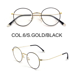 2025 phong cách cổ điển Vòng thép không gỉ Kính mắt khung với thời trang in quang kim loại chống ánh <span class=keywords><strong>s</strong></span>áng màu xanh Chặn kính - Product Image 4