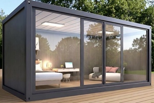 Maison conteneur pliable de 20 pieds de haute qualité, préfabriquée, extensible, modulaire, <span class=keywords><strong>en</strong></span> acier, avec plans de conception moderne - Product Image 5