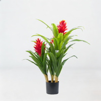 Honderdboom Tuin Kunstmatige Drakenvrucht Grote Staande Kunststof Potplant Ornament Hoge Simulatie Bruiloftdecoratie