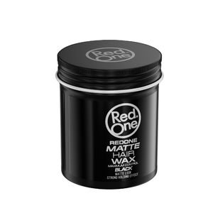 Cire coiffante mate Redone noire 100ml, tenue forte, fini mat, cire coiffante professionnelle pour hommes, aspect naturel, longue tenue, argile capillaire - Product Image 1