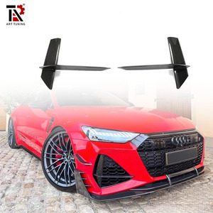 Pour <span class=keywords><strong>Audi</strong></span> RS6 C8 <span class=keywords><strong>RS7</strong></span> 4K8 <span class=keywords><strong>Sportback</strong></span> 2019 <span class=keywords><strong>2020</strong></span> 2021 Grille avant en fibre de carbone sèche de haute qualité - Product Image 1