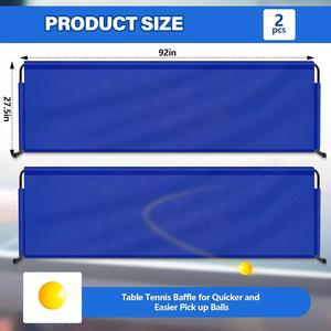 Campo di Pickleball di alta qualità circostante campo da Pickleball divisore campo da Pickleball barriera Backstop separatore Logo personalizzato - Product Image 3