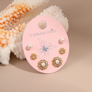 Набор серег из нержавеющей стали - Product Image 3