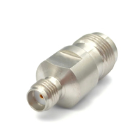 Adaptateur coaxial RF haute fréquence S MA/TNCA-KKG, connecteur coaxial à ondes millimétriques, 50 ohms, matériau en acier inoxydable