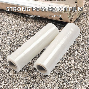 Película Estirable de Plástico PE 100% Nueva, 500 mm de Ancho, con Gran Resistencia y Dureza Suave, para Envolver Sombrillas y Almohadas - Product Image 2