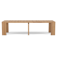 Table à manger rectangulaire extensible et transformable de style moderne, couleur personnalisable, pour salle à manger