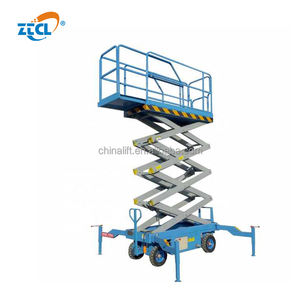 Einfache Steuerung Allrad Mobile 4-18 Meter Höhe Hydraulische Scheren bühne - Product Image 4