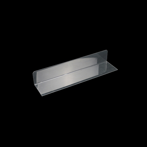 L Shape Transparent Plastic <strong>Shelf</strong> Divider for Supermarket clear <strong>Acrylic</strong> <strong>Shelf</strong> Divider for Supermarket Book <strong>Shelf</strong> Dividers - Product Image 1