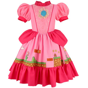 <span class=keywords><strong>Disfraz</strong></span> de <span class=keywords><strong>Princesa</strong></span> <span class=keywords><strong>Peach</strong></span> de HIPPO KIDS, <span class=keywords><strong>Disfraz</strong></span> Rosa de Película de Televisión, <span class=keywords><strong>Disfraz</strong></span> de Cosplay - Product Image 1