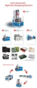 Paper Product Process Packing Forming Wrapping Positioning Rigid Box Making Manufacture Machine Price Business Make Idea 2022