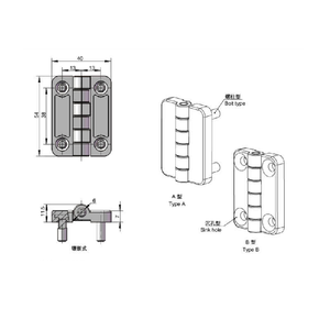 LIDA CL016A, промышленная мебель, электрические петли для шкафа из черного цинкового сплава, для серверных шкафов, bisagras - Product Image 6
