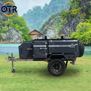 Rv & truk Camper untuk Pickup Offroad mainan Hauler mainan hitam Rhino memperpanjang Off Road perjalanan Trailer