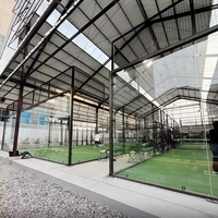 Cancha de Pádel Panorámica de Buena Calidad a Precio Económico para Escuelas, Parques Infantiles, Clubes Deportivos, Hoteles y Resorts