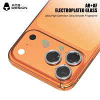 Nouveau modèle 2026 – Autocollants de protection d'objectif en métal CD Stripe Eagle Eye pour iPhone 17 Pro et protecteurs d'objectif d'appareil photo pour Samsung S26