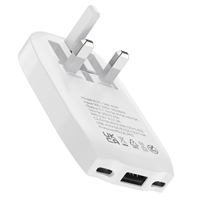 Producto en Tendencia 2026: Adaptador Plegable Delgado PD con 3 Puertos para iPhone 17 Pro Max, Samsung, Xiaomi