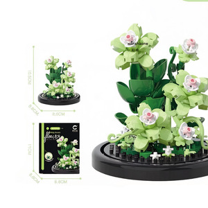 Kit <span class=keywords><strong>de</strong></span> blocs <span class=keywords><strong>de</strong></span> construction DIY 285 pièces avec couvercle anti-poussière, modèle décoratif, jouet créatif, cadeau pour la décoration <span class=keywords><strong>de</strong></span> la maison ou du bureau - Product Image 4