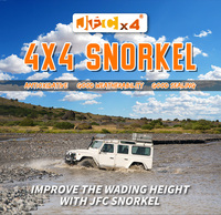 Snorkel d'admission d'air STH167LA Telawei TLV 4x4 pour Toyota Hilux / Surf Séries 166, 167, 169 (12/1997-3/2005)