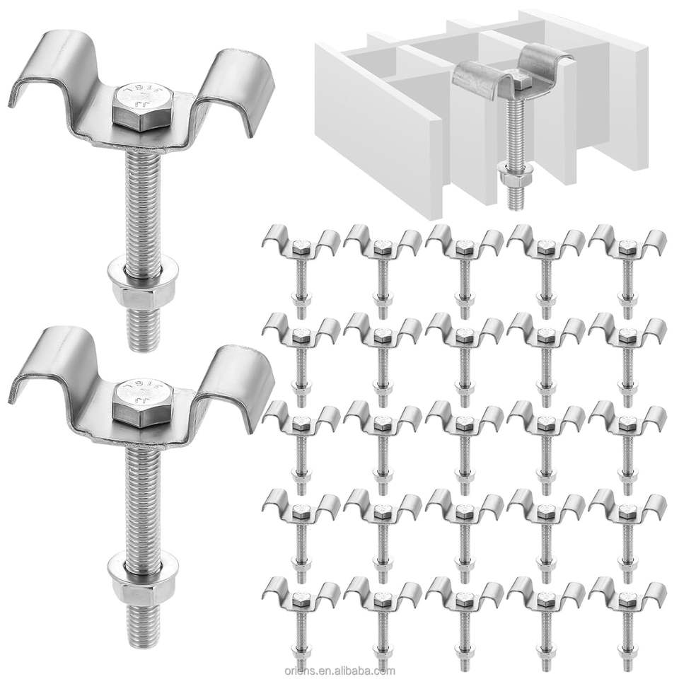 OEM Available Various Grating Clip Types: Self-Locking Clip, J Clip, M ...