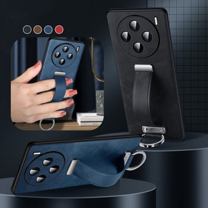 Vivo X300 pro için/X200 Ultra X200 Pro X200s X100s X100 bileklik braketi entegre geri çekilebilir Case PU deri kılıf - Product Image 1