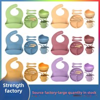 Bol en silicone personnalisé pour enfant, vaisselle pour tout-petits, assiette à ventouse pour l'alimentation des bébés