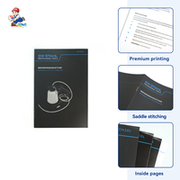 Brochure d'entreprise agrafée à cheval, impression personnalisée, marquage à froid, impression numérique, catalogue, logo personnalisé, couverture souple – Direct Usine