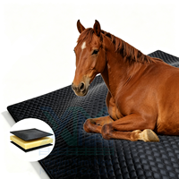 Lit stable confortable pour chevaux, matelas pour box à chevaux avec mousse en caoutchouc haute densité, repose-pieds équin