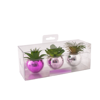 Boîte d'emballage rectangle en PVC de matériaux recyclés transparents personnalisés avec trou de suspension
