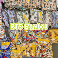Combinaison en bambou confortable prête à être expédiée, avec fermeture éclair, pour femme et enfant, pyjama en bambou RTS