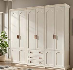 Armoire moderne de grande taille pour la chambre à coucher, meuble de rangement pour vêtements, personnalisable - Product Image 5