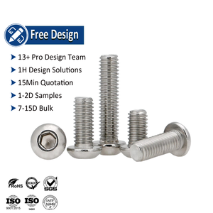 Chất Lượng Cao Máy Vít Thép Không Gỉ SS 304 316 Iso7380 Đồng Bằng Màu Sắc Tự Nhiên Nút Allen Hình Lục Giác Ổ Cắm Vít Và Bu Lông - Product Image 1