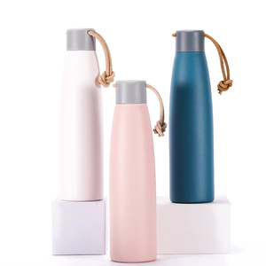 New 304 Stainless Steel Thermos Water Bottle Portable Rope Sports Vacuum Small Mouth Travel Thermos <b>Cup</b> - Product Image 2