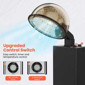 Secador de Pelo Profesional Multifuncional AY, con Casco, para Salón de Belleza, Máquina Secadora de Pelo con Procesador de Aire - Product Image 6