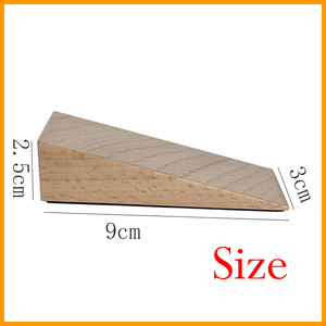 Venta superior <span class=keywords><strong>Mini</strong></span> Tope de puerta reutilizable bebé protección Tope de puerta de madera Tope de puerta de piso duradero para el hogar - Product Image 6