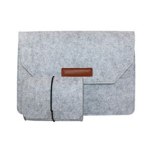 Felt Laptop <b>Bag</b> 14 Inch Protective <b>Computer</b> Case For Macbook And Apple Laptops With Inner Lining - Product Image 3