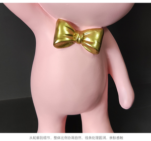 Resin Tray Resin Creative Cartoon Resin Violent Bear Tray Storage Decorations