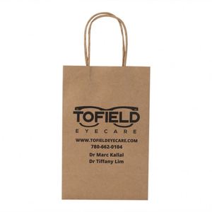 Bolsa de Papel Kraft Marrón con Diseño Personalizado al por Mayor, Logotipo Personalizado, Impresión a Color, Bolsa de Regalo para Compras, Bolsa de Embalaje con Asas Retorcidas 11 - Product Image 1
