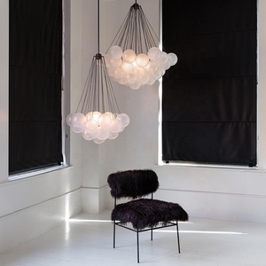 <span class=keywords><strong>Lampadario</strong></span> Moderno a <span class=keywords><strong>Palloncino</strong></span> in Vetro Satinato, Design Semplice per Sala da Pranzo, Soggiorno, Camera da Letto o Negozio di Abbigliamento - Product Image 3
